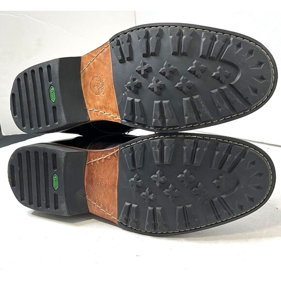 Timberland Earthkeepers Brown Leather Side Zip Lace Up Boots Men’s Size 12M LOOK - Picture 10 of 12